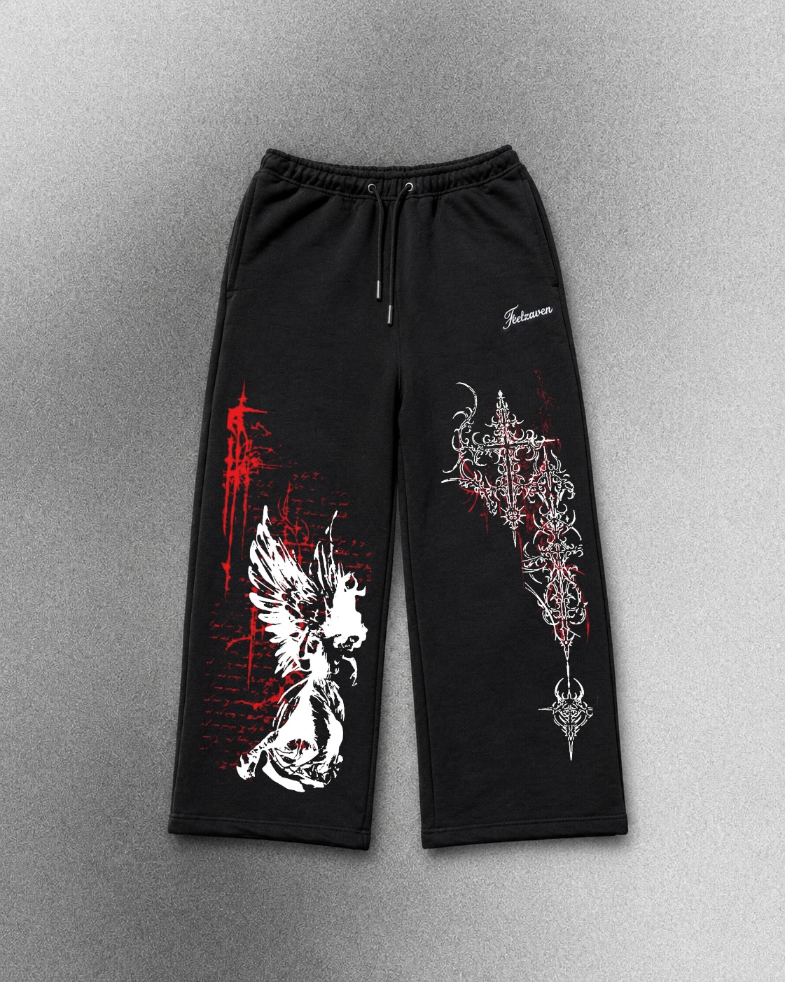 Fallen Angel Tribal Gothic Sweatpants