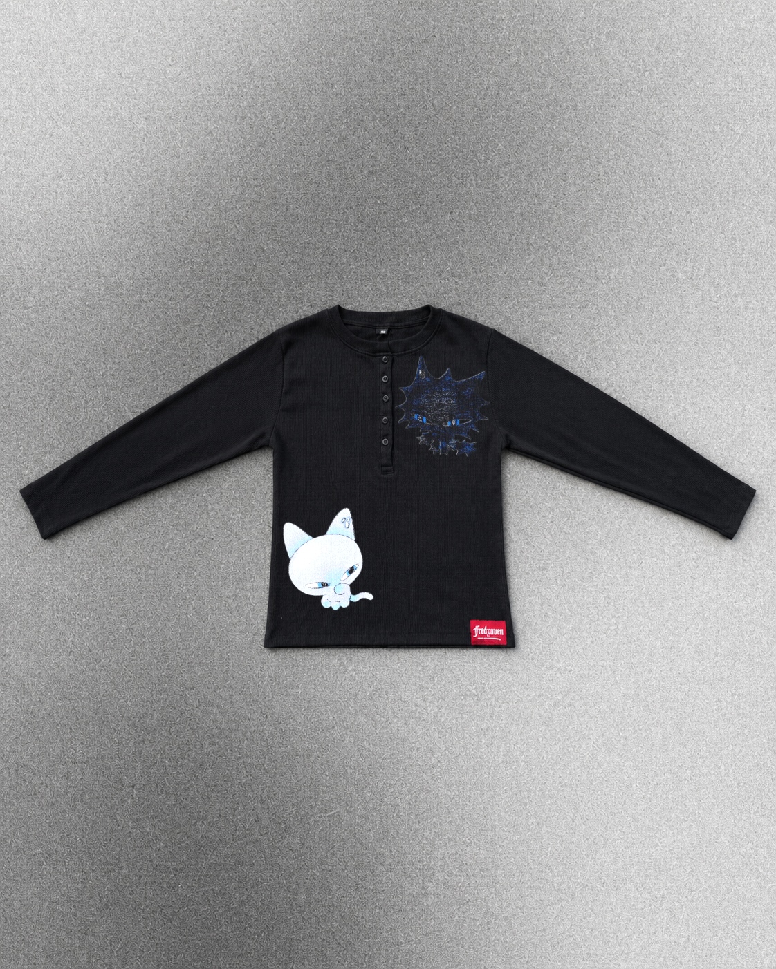 Cyber Kitten & Starburst Shadow Henley